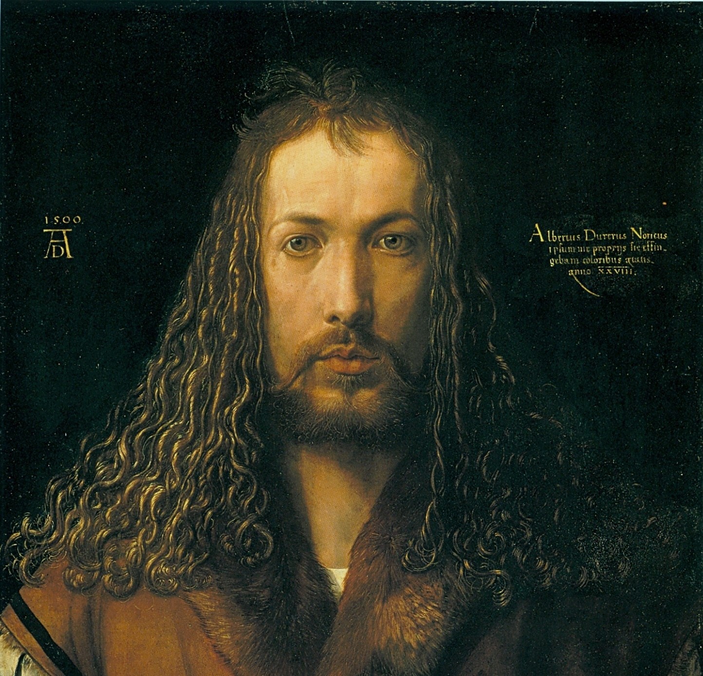 1 Dürer zelfportret Closeup