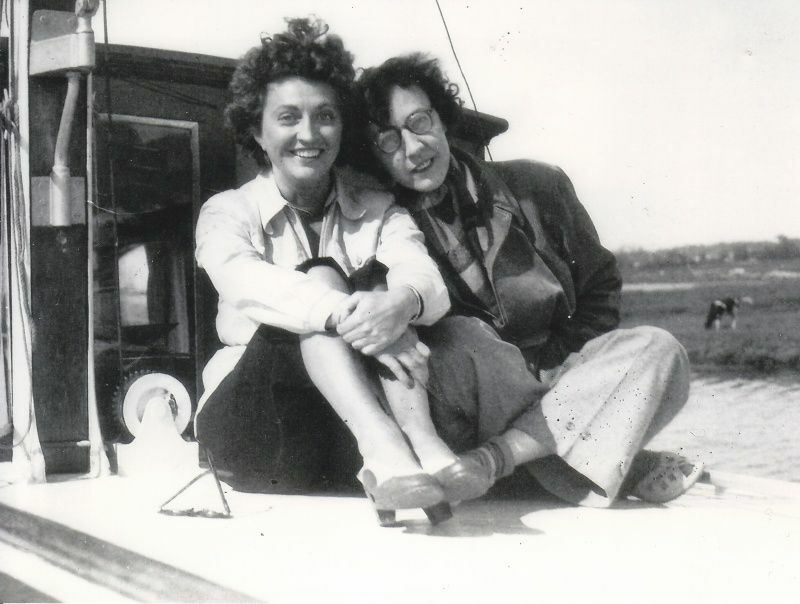 ANNA BLAMAN une de ses amantes vers 1949