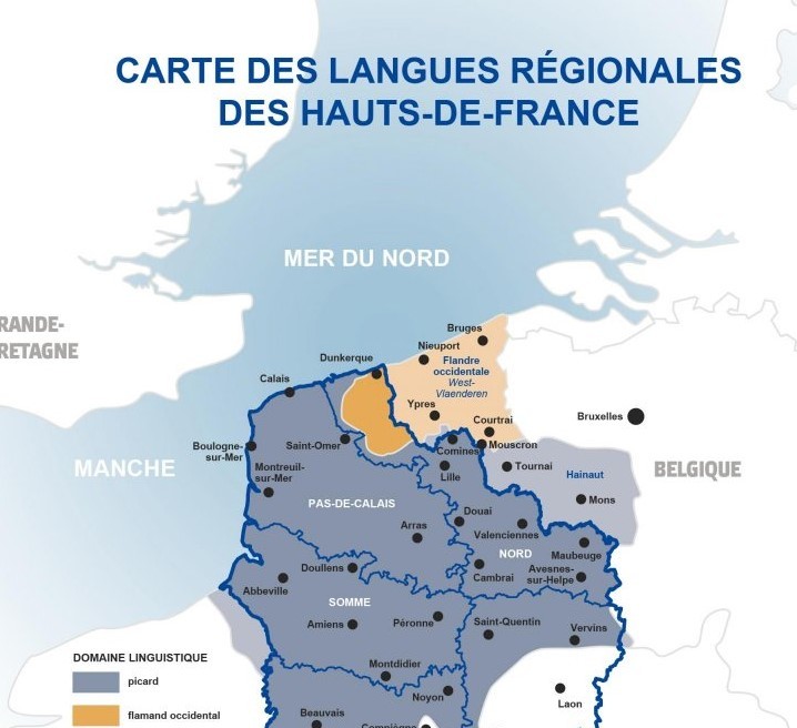 Carte des langues régionales HD Fzoom