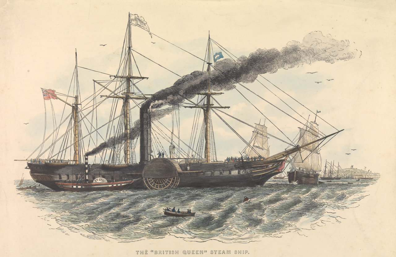 The British Queen steam ship PY0213