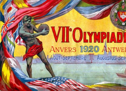 1920 Antwerp Summer Olympic Games Poster