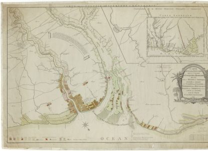 Carte Generale et Particuliere de la Colonie d Essequebe et Demerary située dans la Guiane en Amerique etc