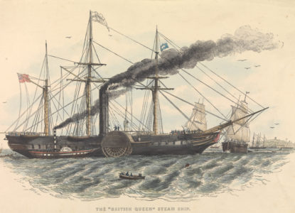 The British Queen steam ship PY0213