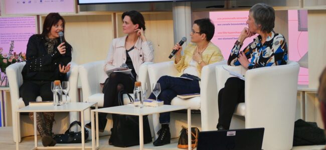 Véronique Bergen, Caroline De Mulder, Anne Rozenberg et Caroline Lamarche Foire du livre 2019
