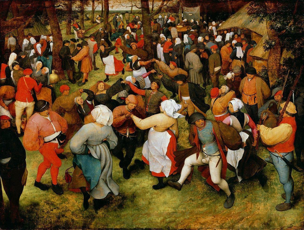 Pieter brueghel l ancien la danse de la mariee en plein air v 1566