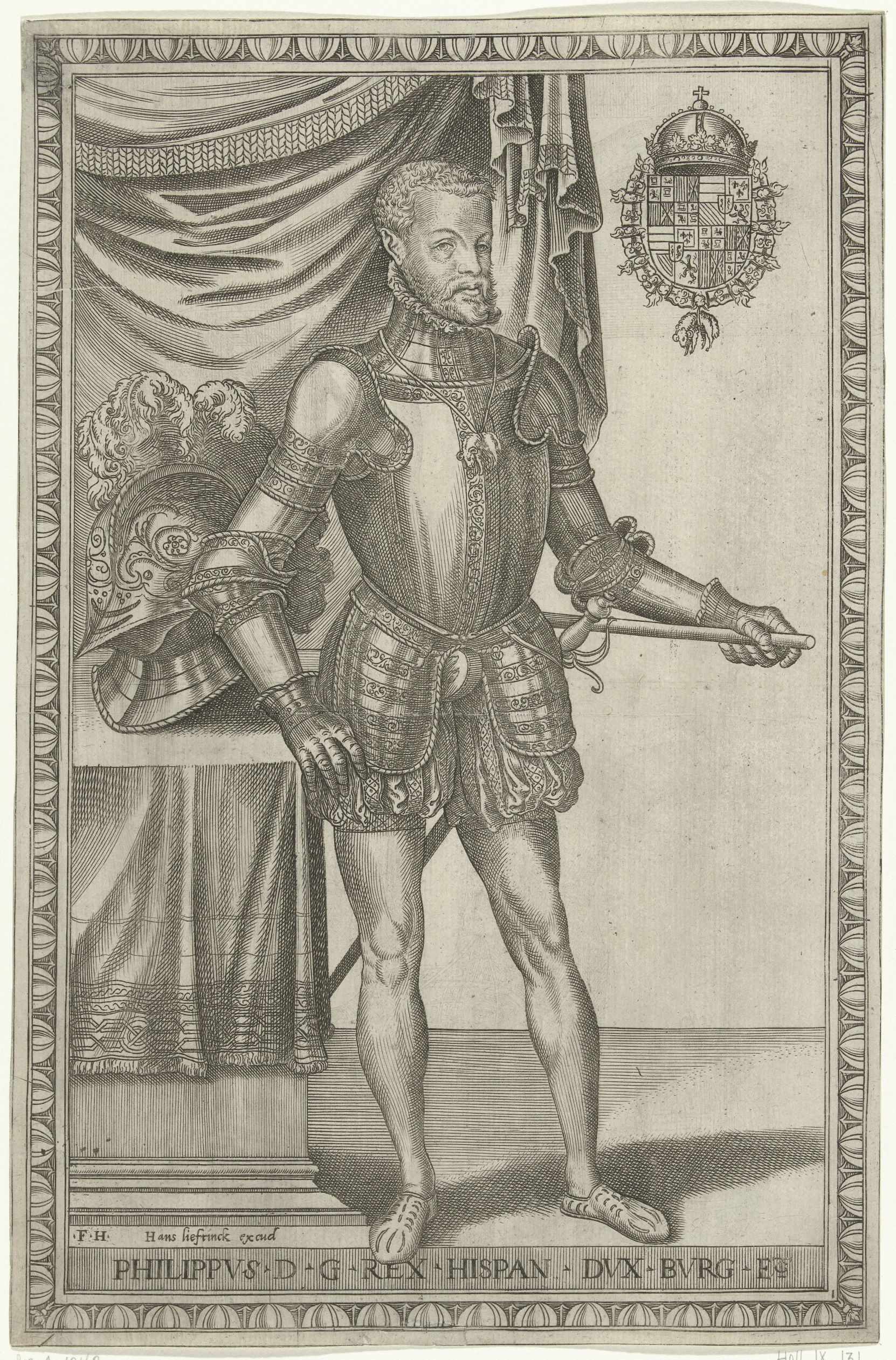 1 Frans Huys Portrait de Philippe II d Espagne