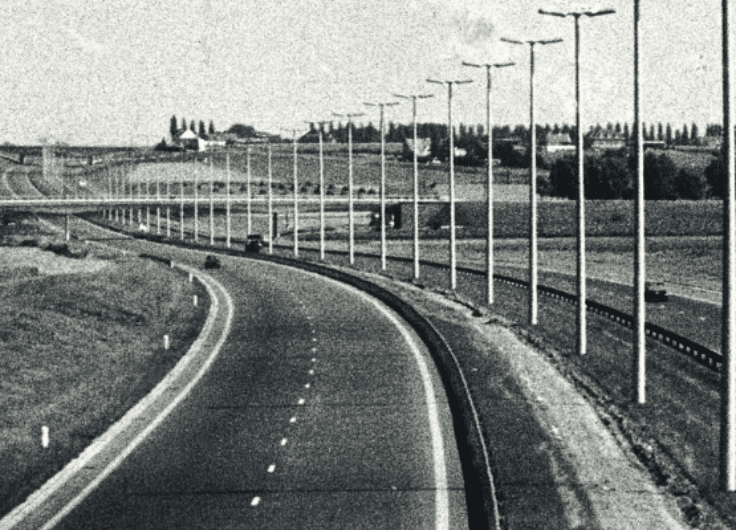 1972 nieuwe autosnelweg tussen Kortrijk en de Franse grens c Marcel Anckaert via Stad Kortrijk