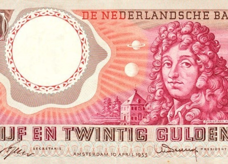 25 gulden sans cadre noir