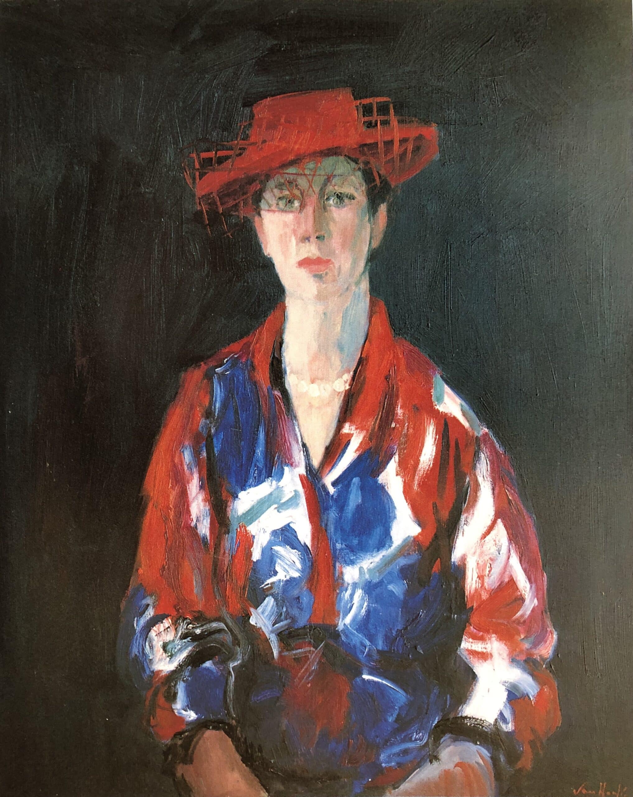 Arthur Van Hecke Lucette au chapeau