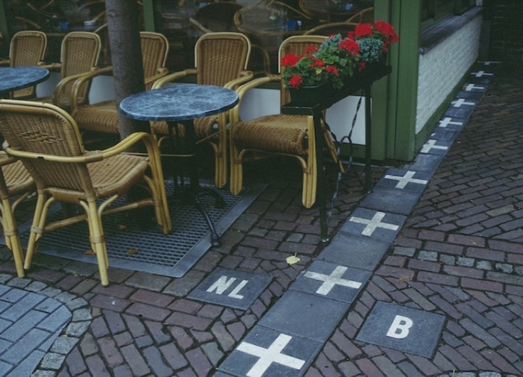 Baarle Nassau frontière café