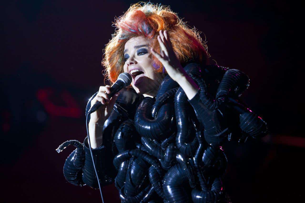 Bjork Roskilde Festival 2012 photo steffen joergenseno