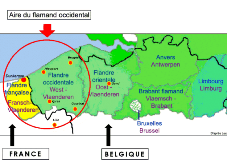 Carte Flamand occidental