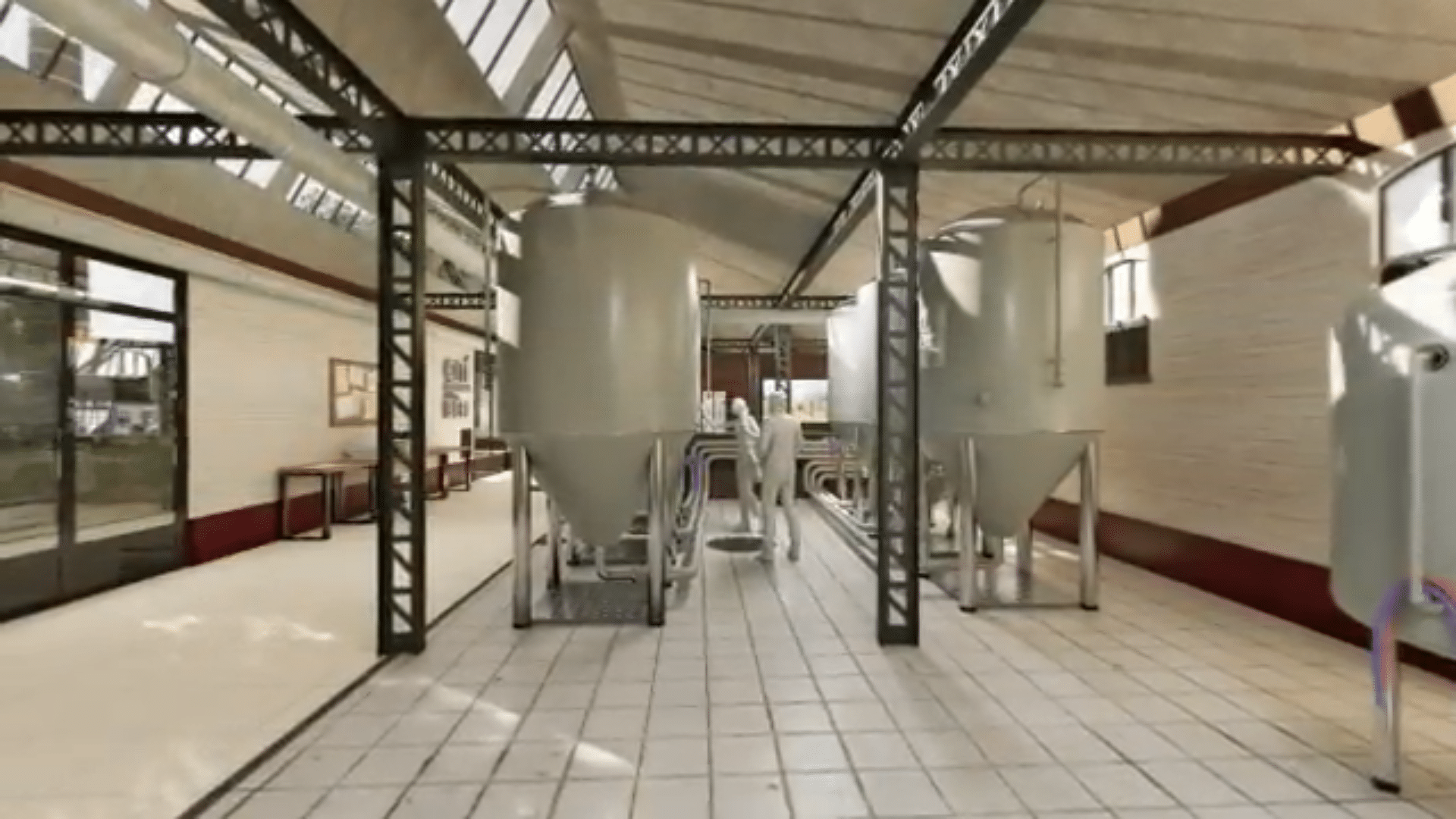 Cité de la bière salle de brassage