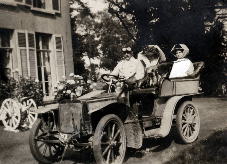 Cyriel Buysse in auto