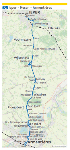 De lijn ligne 72