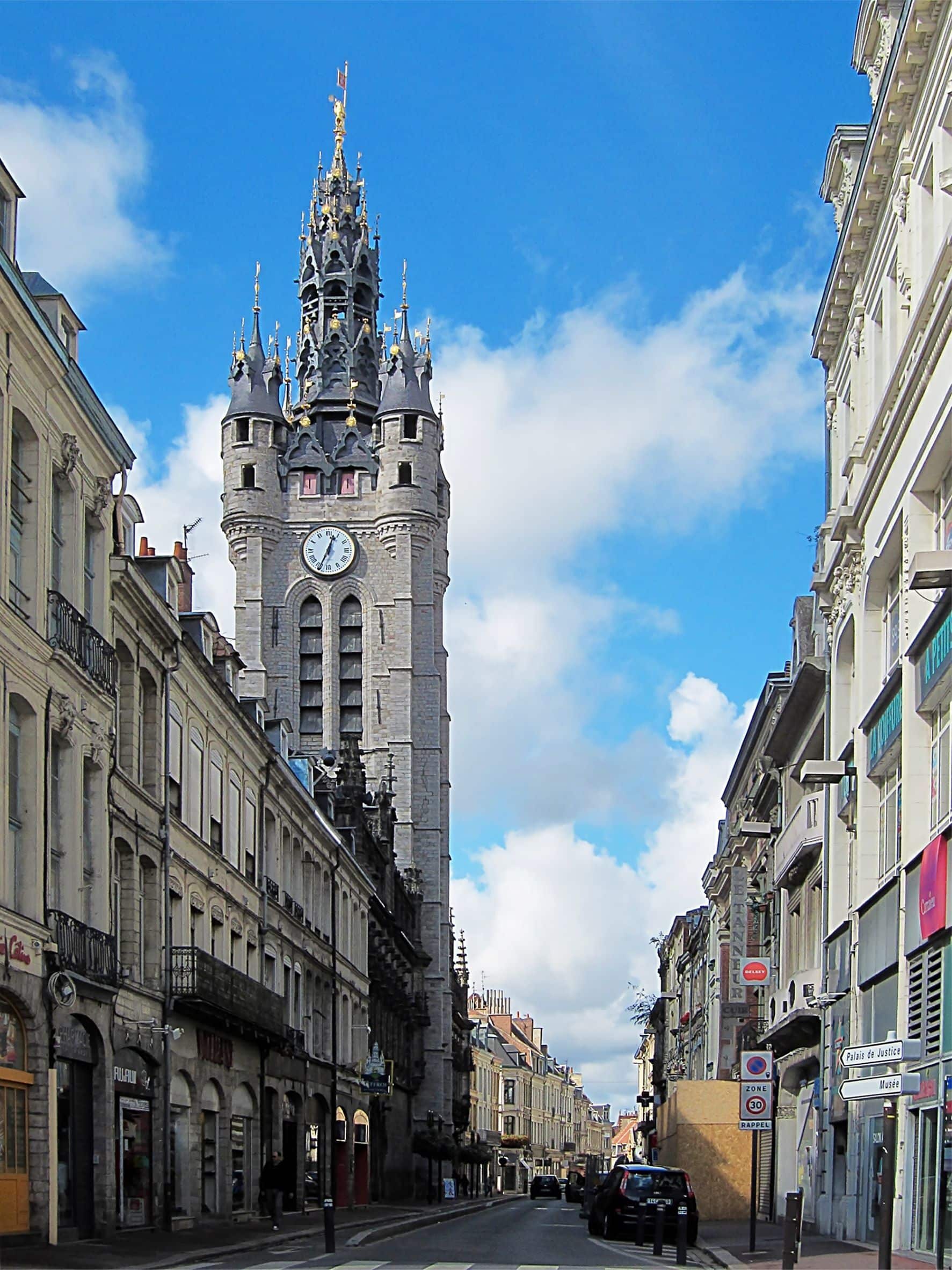 Douai rue de la mairie format affichage