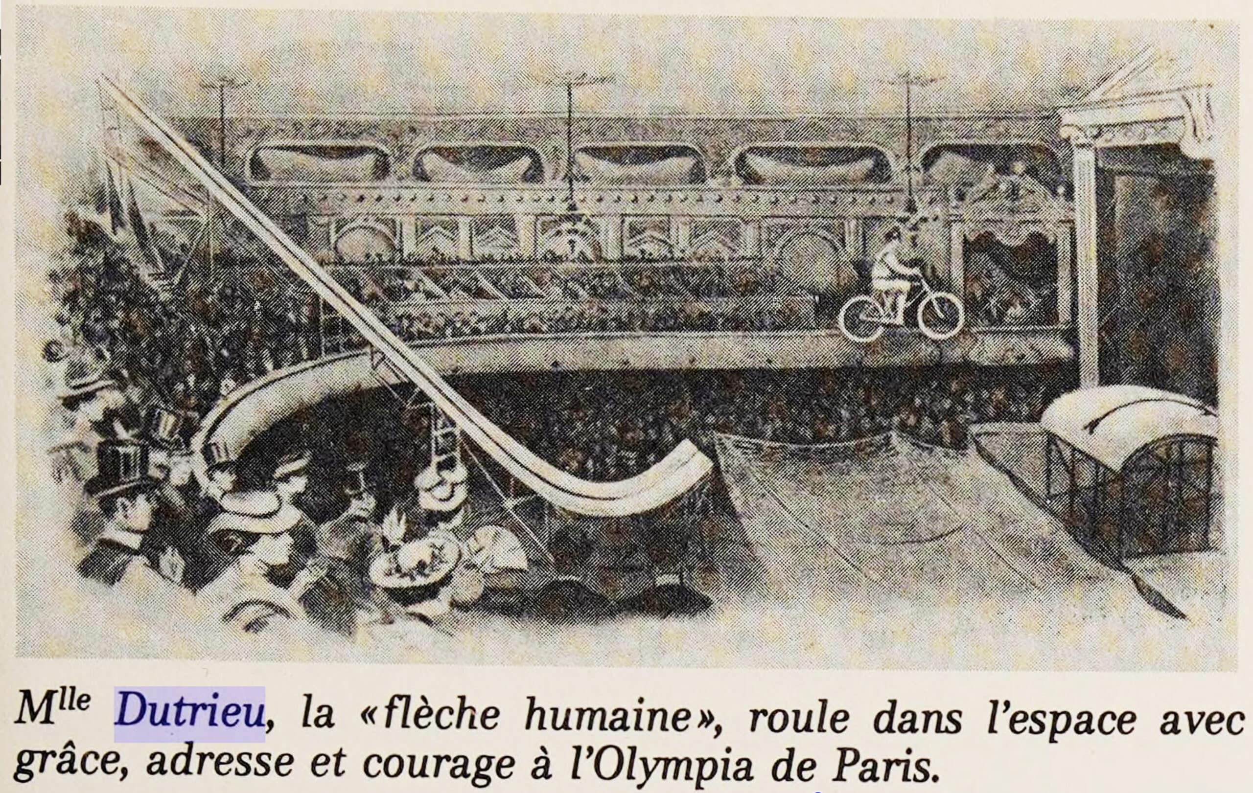 Flèche humaine Olympia