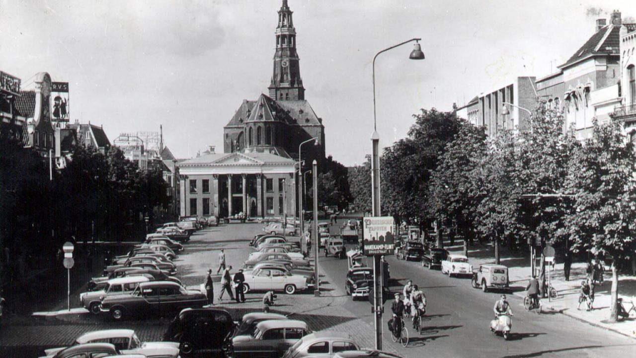 Foto-Groningen-Vismarkt-eind-jaren-50