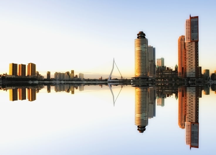 Foto Rotterdam skyline