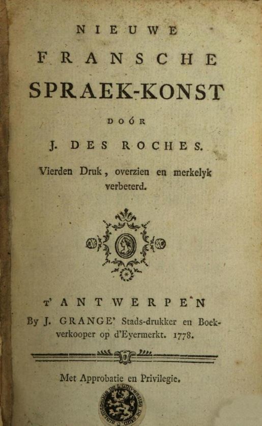 Fransche Spraekkunste