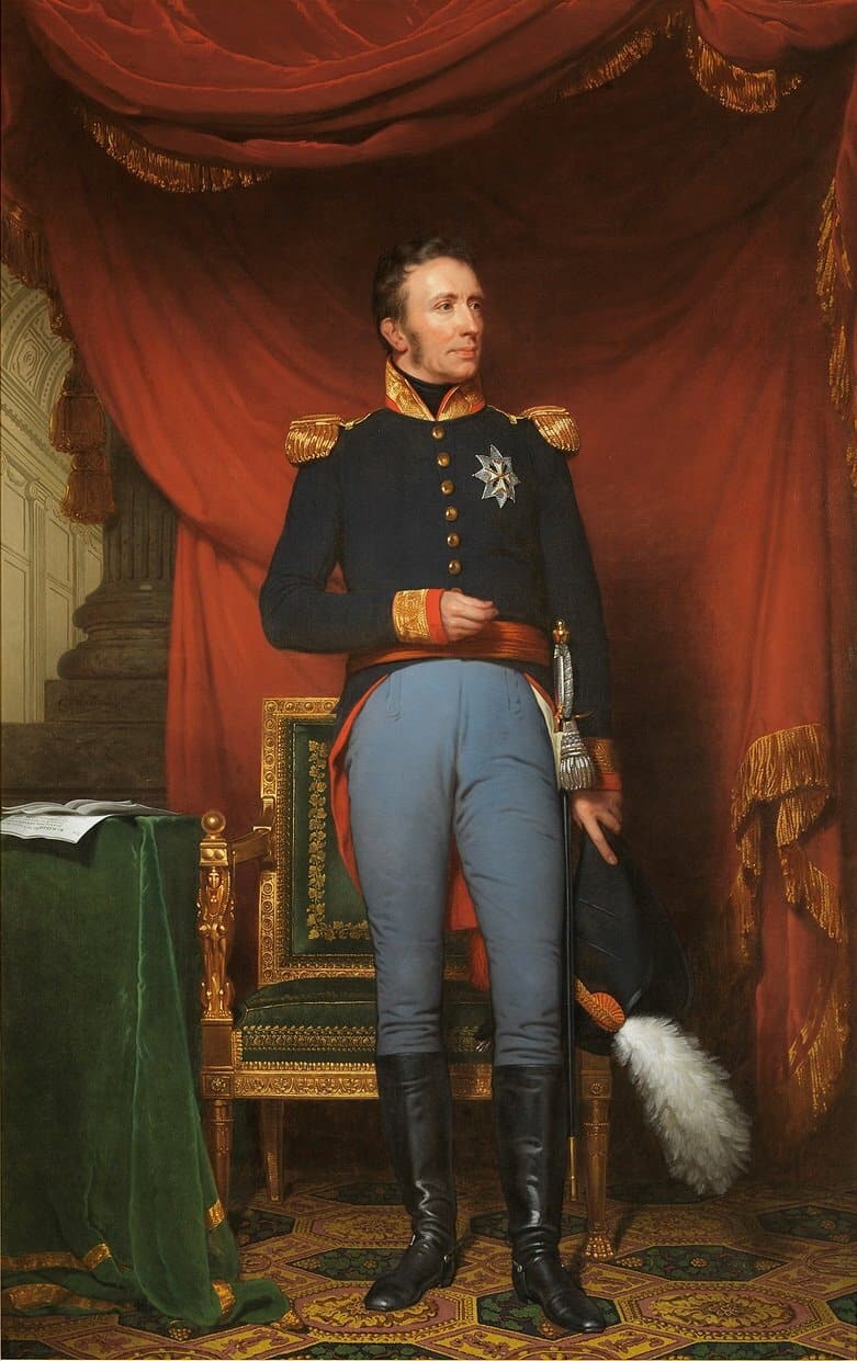 Guillaume Ier roi du royaume uni des Pays Bas de 1815 à 1839