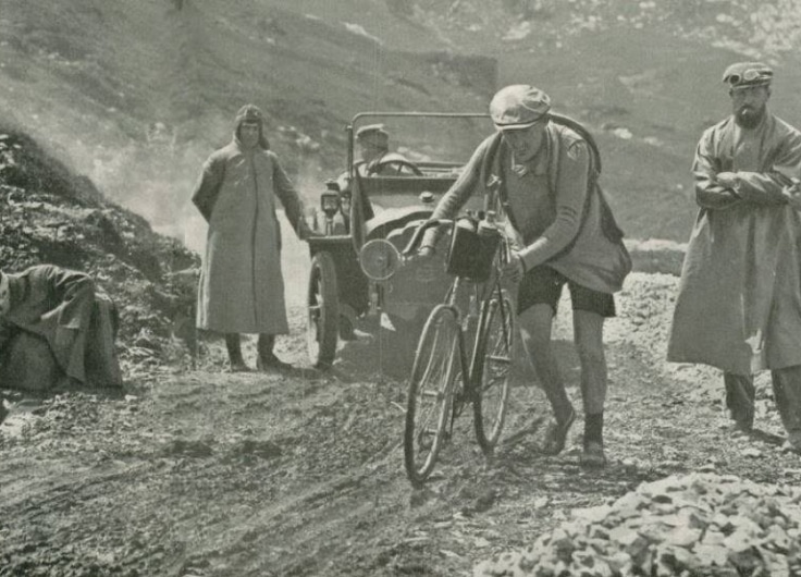 Henri Vanlerberghe Henri Desgrange in de Tour van 1913