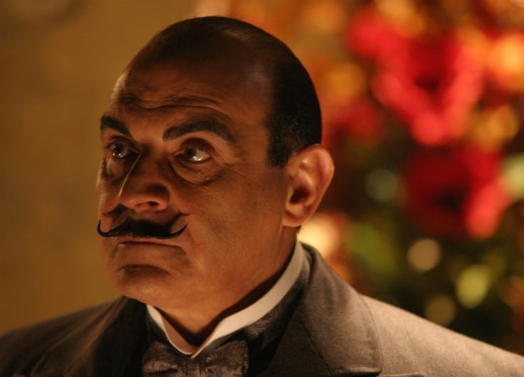 Hercule Poirot groot beeld rights Granada