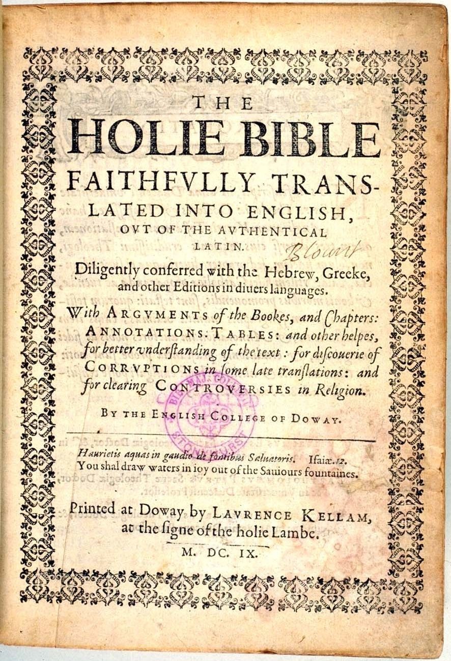 Holie Bible