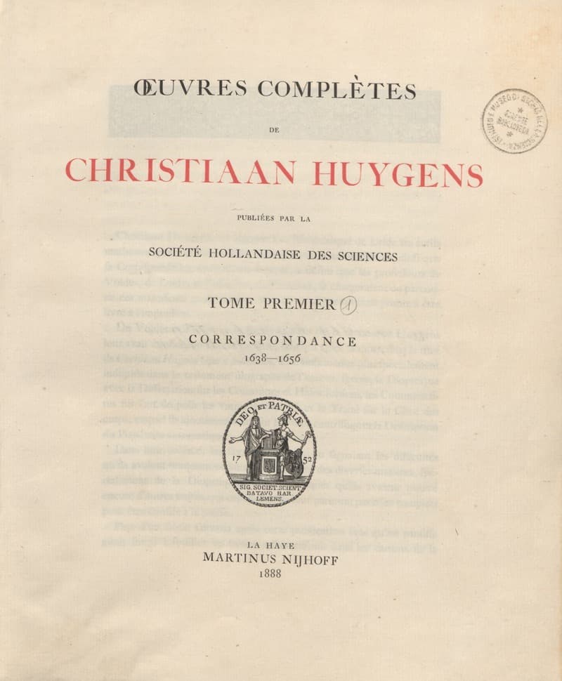 Huygens Correspondance 1638 1656 1888 3917544 tif