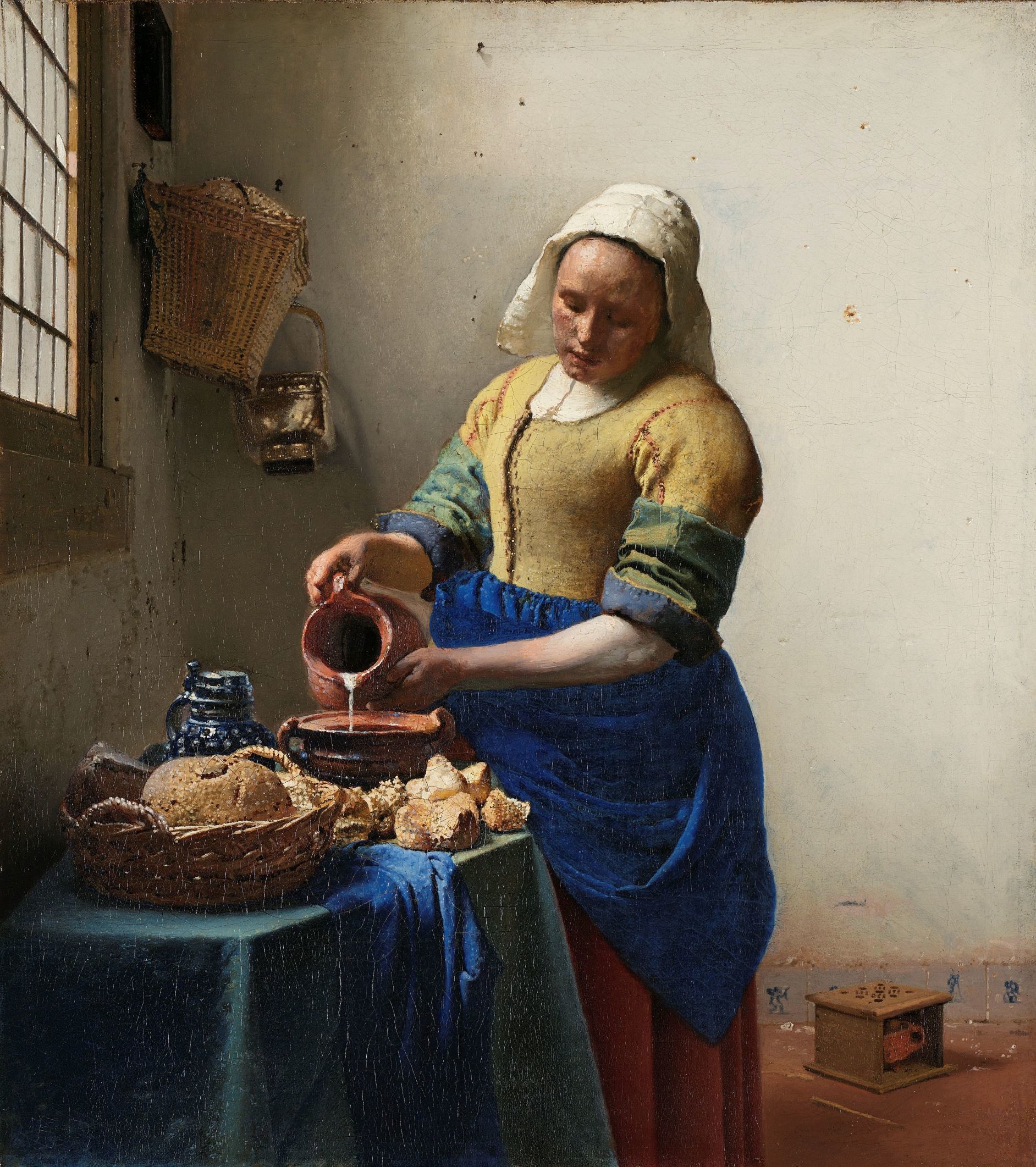 Johannes Vermeer Het melkmeisje