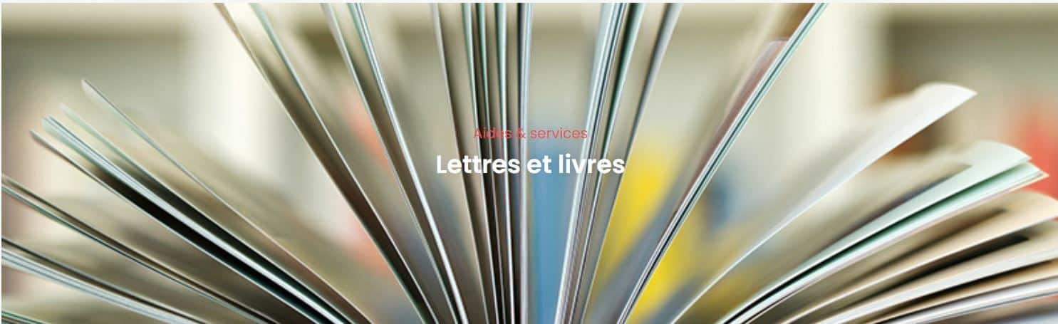 Lettres et livres