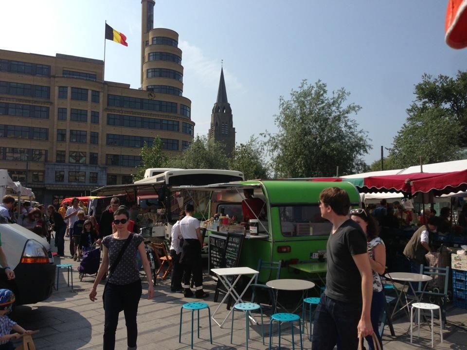 Marché place Flagey