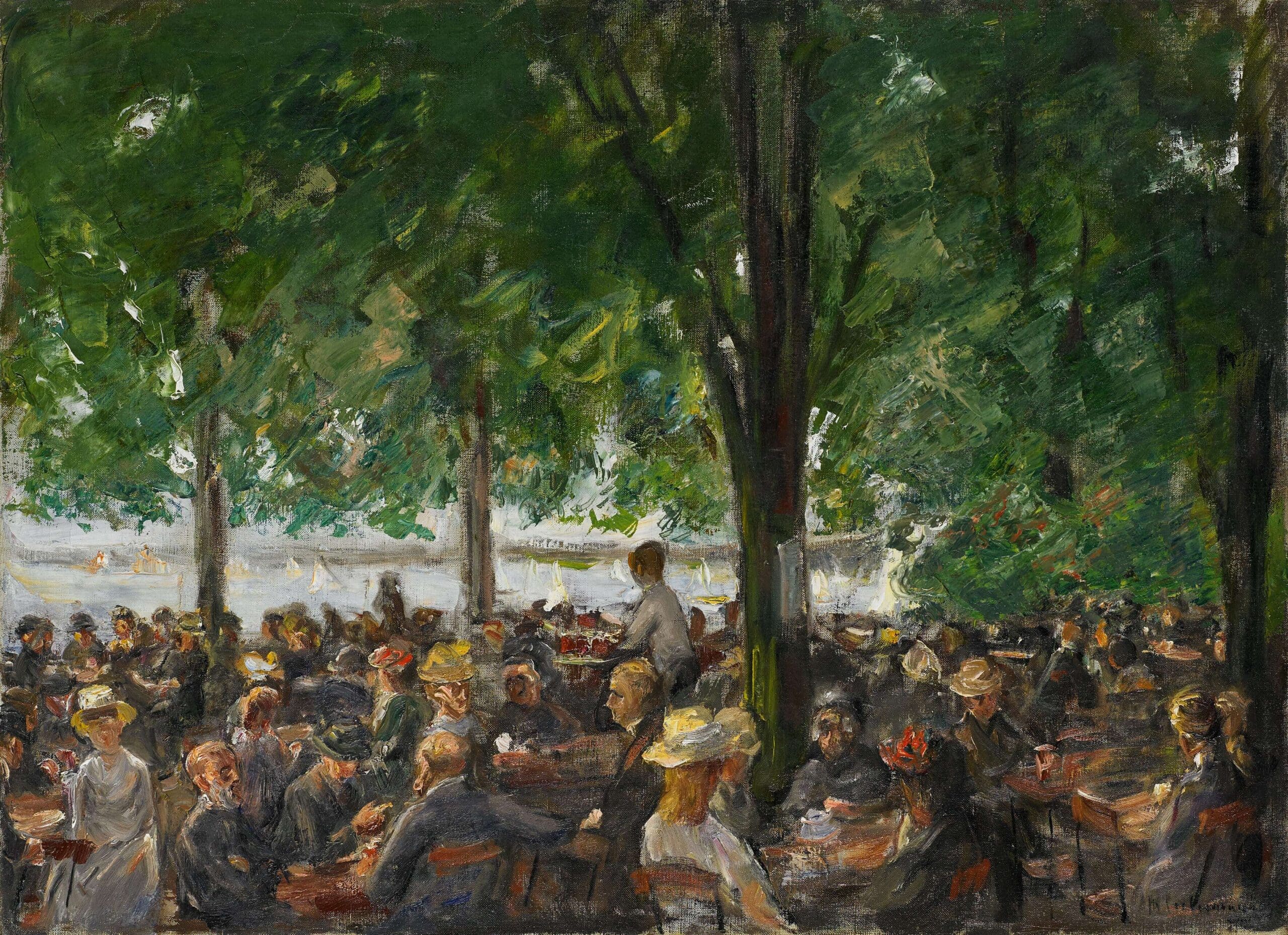 Max Liebermann Tuin aan de Havel onder bomen min