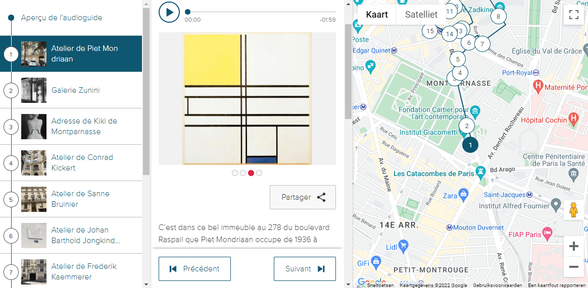 Montparnasse Mondriaan et autres peintres néerlandais 1 izi TRAVEL