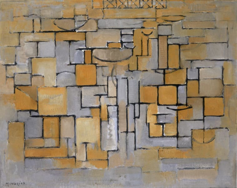 Piet Mondriaan Tableau no II Composition XV 1913 Stedelijk Museum Amsterdam