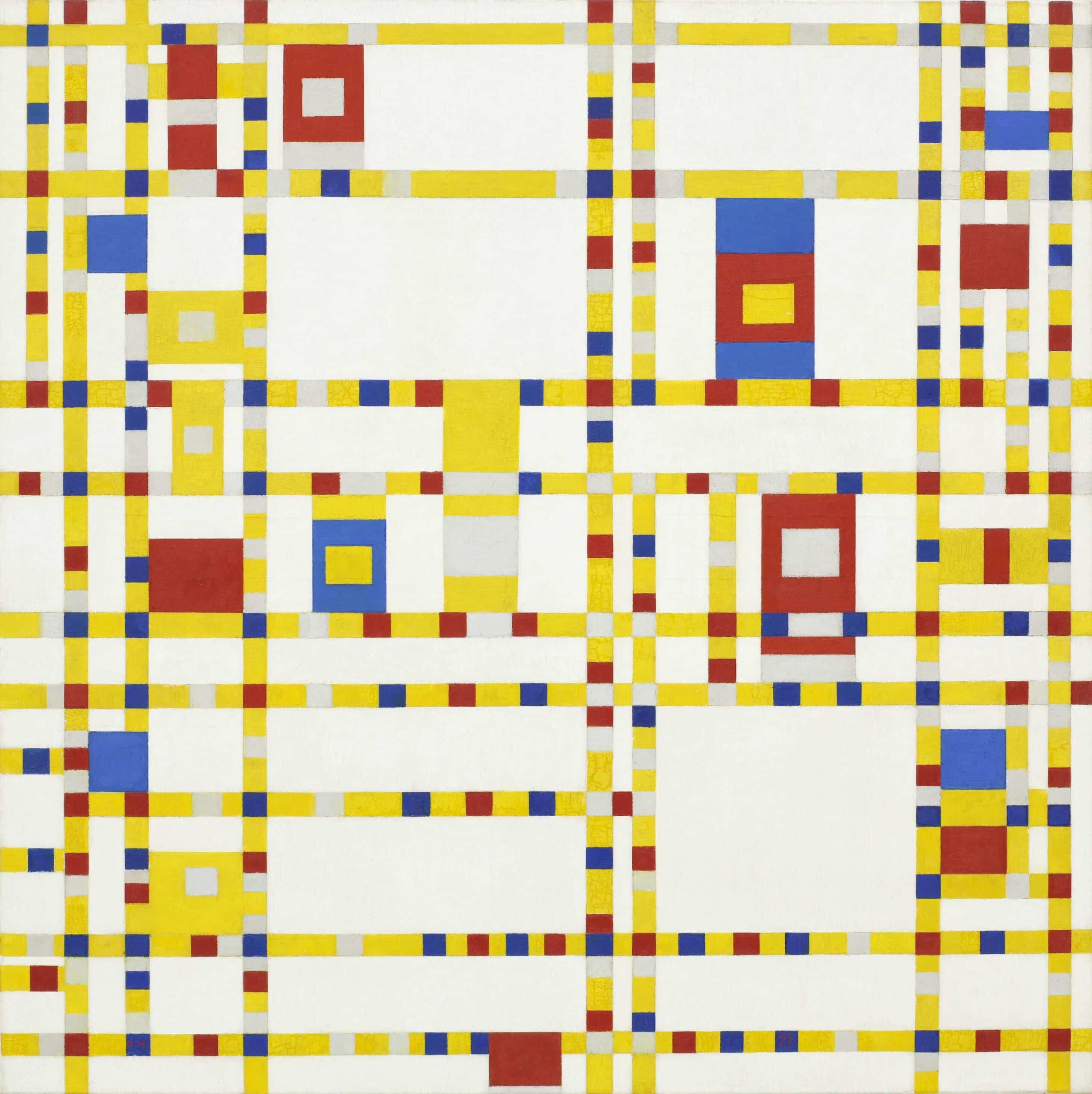 Piet Mondrian 1942 Broadway Boogie Woogie c MOMA NY wikimedia commons