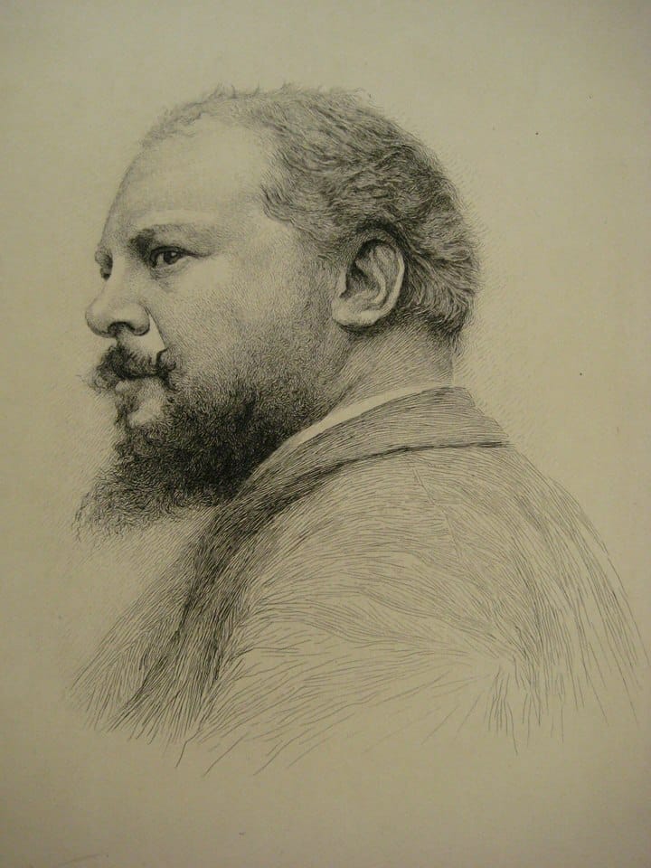 Portrait d Eugène Demolder par Auguste Danse