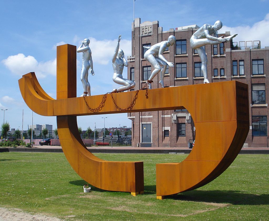 Rotterdam kunstwerk slavernij monument