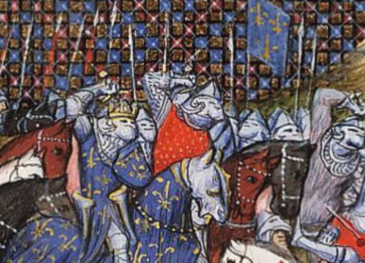 The battle between the Flemish and the French at Cassel