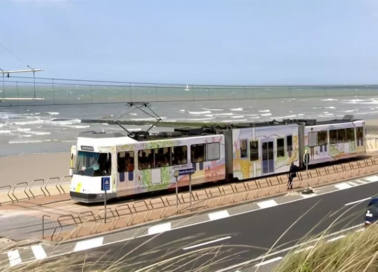 Tram coast line belgium visit flanders