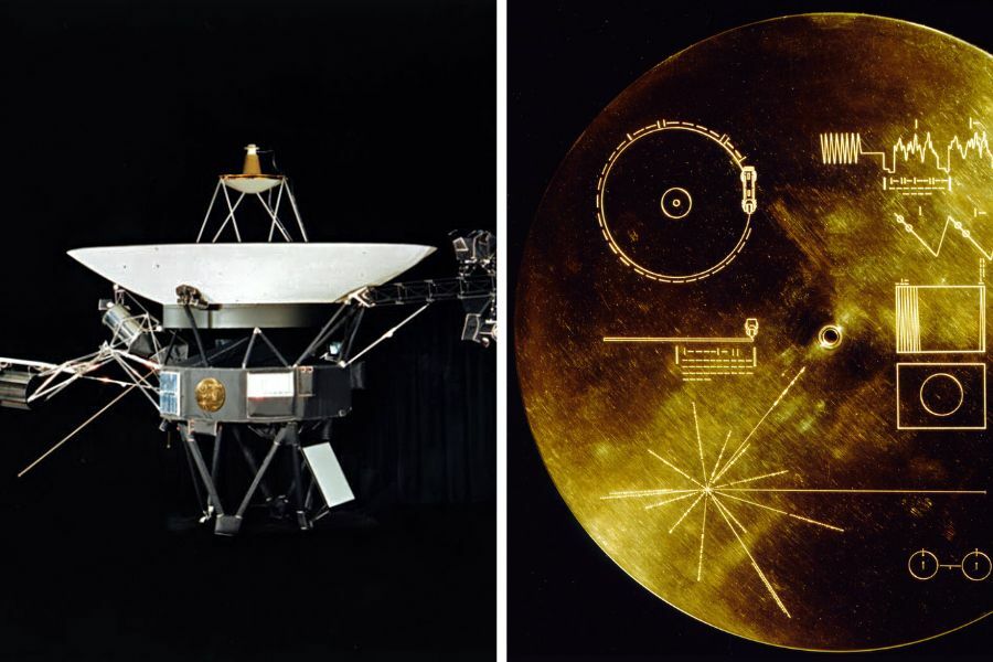 Voyager 1 en Golden Record c NASA