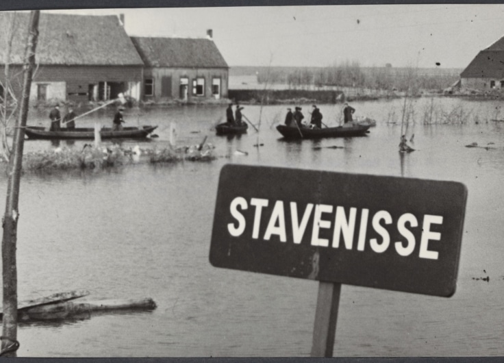 Watersnoodramp 1953 Overstroming Stavenisse Nationaal Archief Bestanddeelnr 123 1338