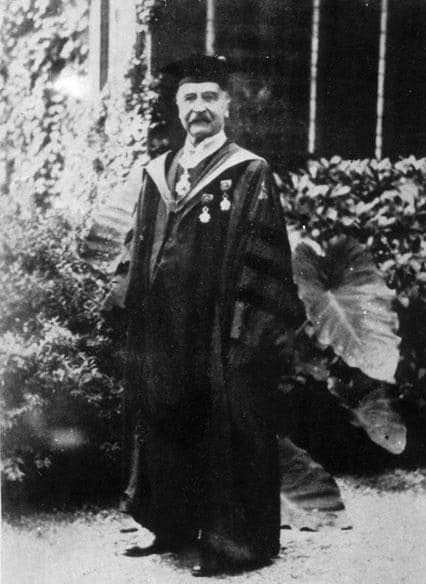 Als doctor honoris causa in 1939 collectie universiteitsarchief gent