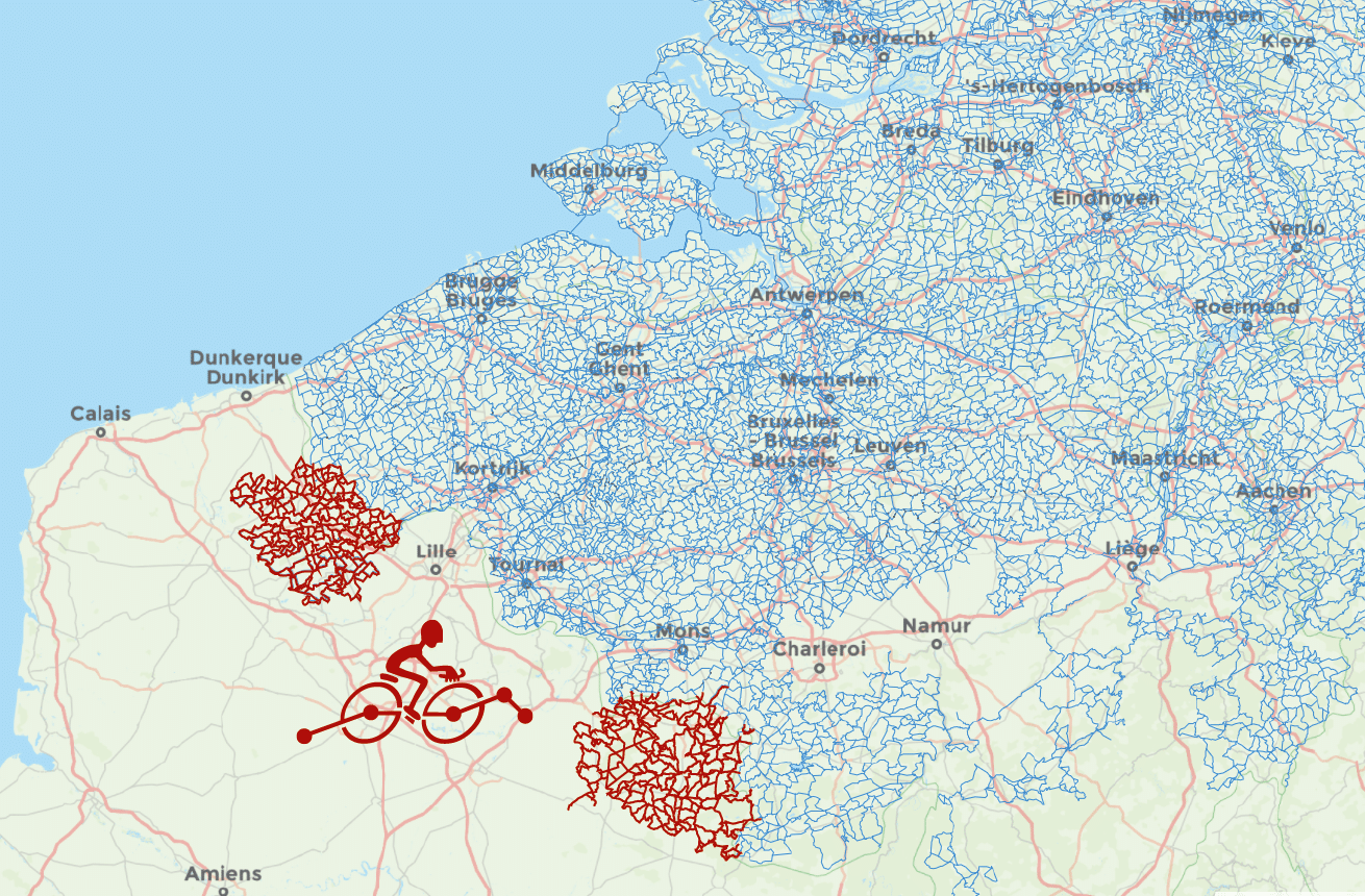 Carte rpn velo nord