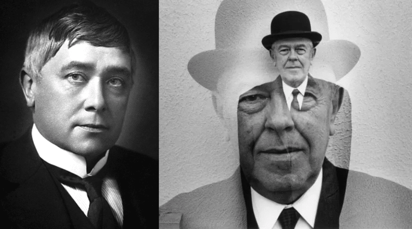 Collage Maeterlinck Magritte