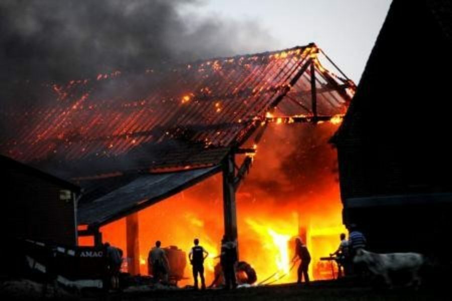 De brandende hoeve van Daniel Maroy