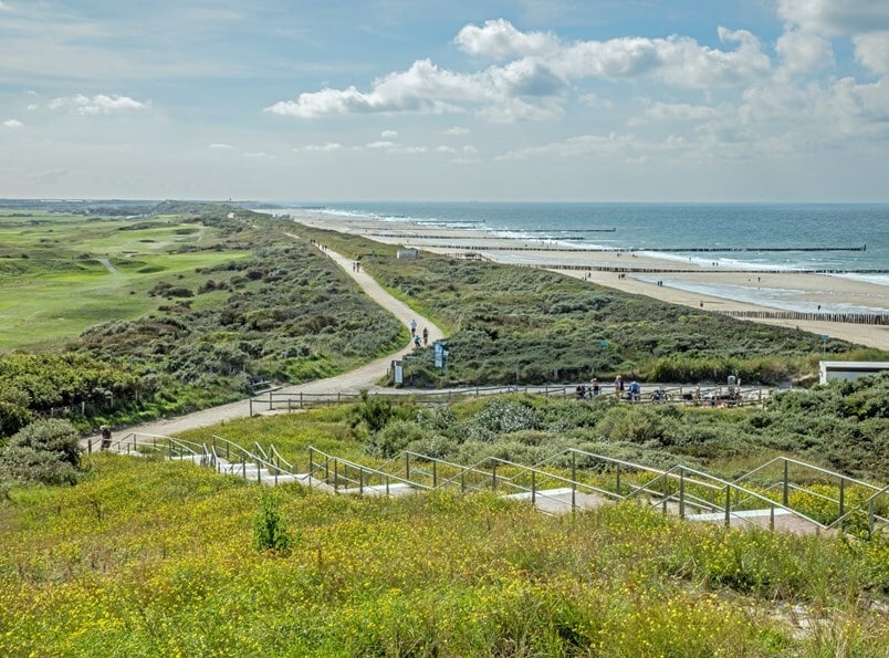 Domburg stranden strand uitzicht