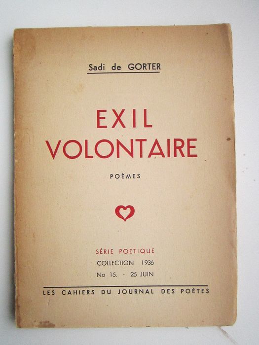 Exil volontaire de Sadi de Gorter