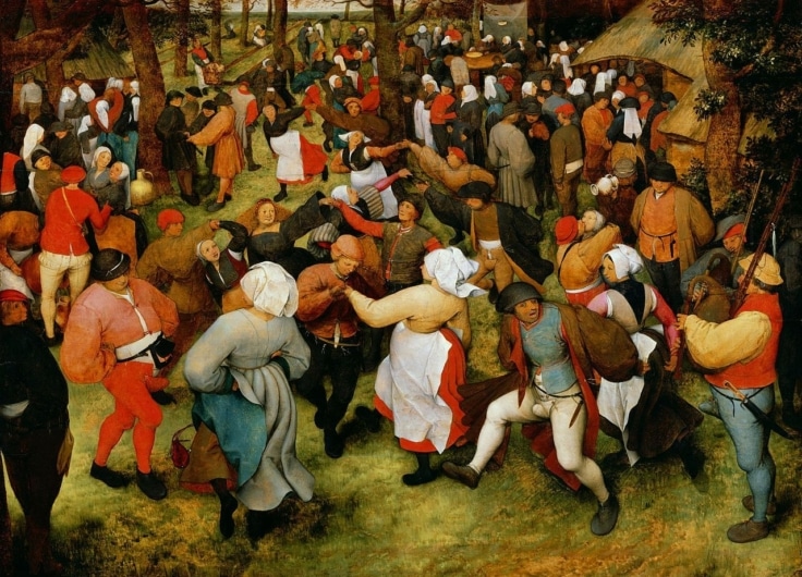 Pieter brueghel l ancien la danse de la mariee en plein air v 1566