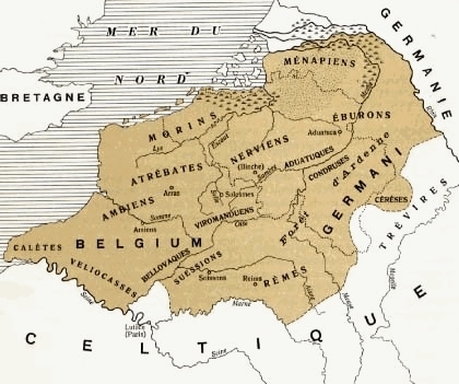 Territoires des gaulois belges